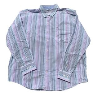 Tommy Bahama Men's 2XL Striped Long Sleeve Button-Up Shirt Multicolor
